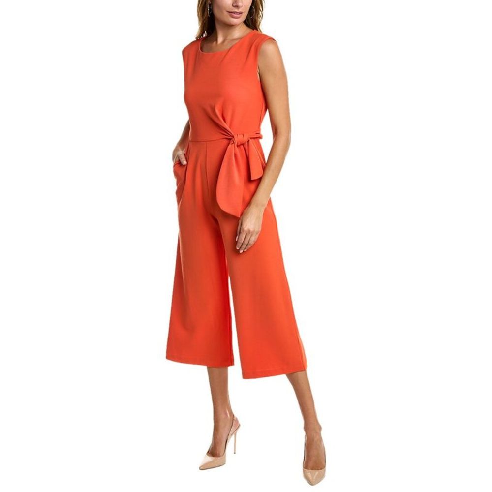 Tahari ASL Tie-Side Jumpsuit
